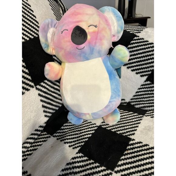 Squishmallows HUG MEES Katya The Tie Dye Koala 14"‎ Kelly Toy Plush - Picture 1 of 4